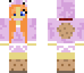 pink cookie monster girl