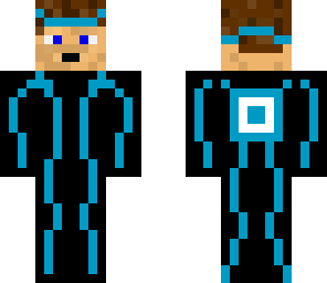 tron skin with helmet