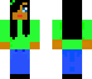 girl in green