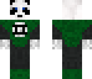 green panda lantern