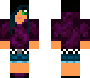 purple hoodie girl