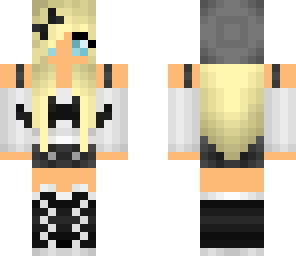 cute mustachie girl blond