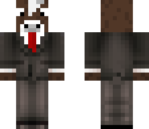cow in a tuxedo