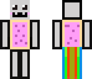 nyan cat has head phonse on