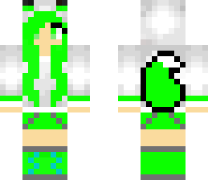 neon green wolf