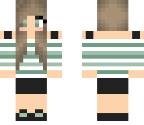cute green girl