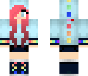 cute rainbow girl
