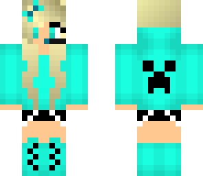 blue creeper girl