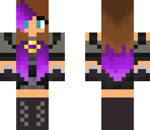 purple sky girl