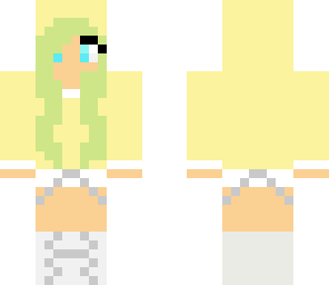 green haired girl 