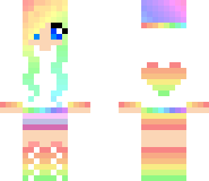 rainbow girl