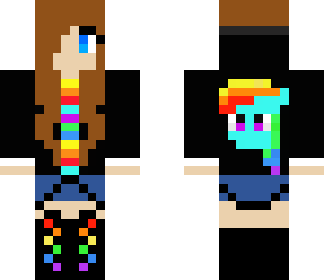 rainbow dash girl