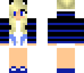 cute blue girl