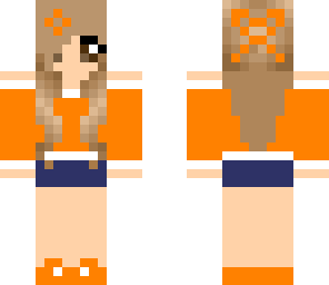 floating orange