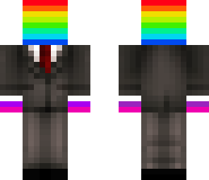 technicolor  rainbow with headphones