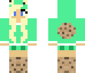 cute cookie monster girl