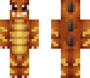 adorable orange dragon