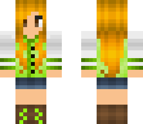 high school girl green
