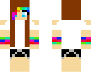 rainbow girl