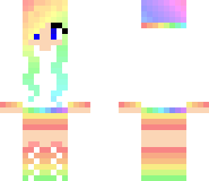 rainbow girl