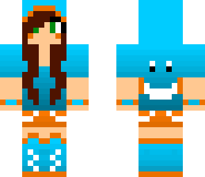 my version of a mudkip girl