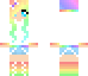 rainbow girl