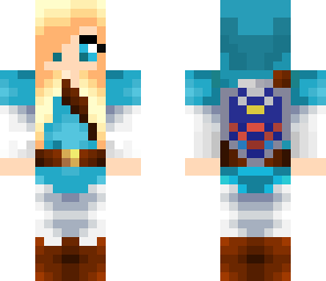 blue link girl