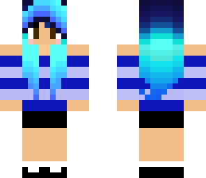 blue girl