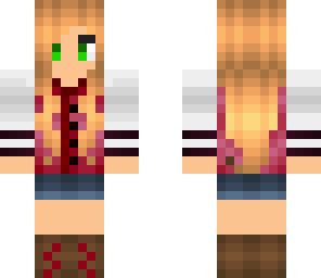 high school girl red