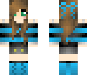 cute girl blue