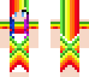 rainbow girl