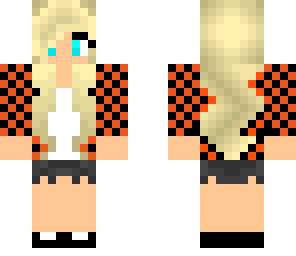 blonde checkered girl read description
