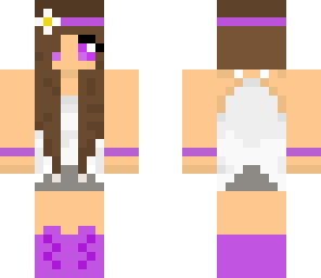 purple pineapple girl