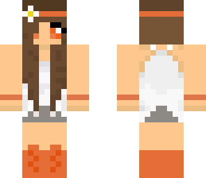 orange pumpkin girl