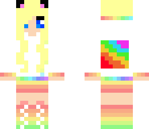 cute rainbow girl 