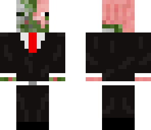 zombie pigman in a suit