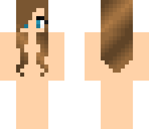 brunette girl skin base