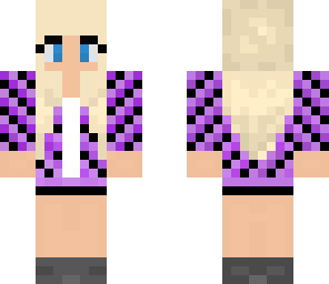 purple and black girl one