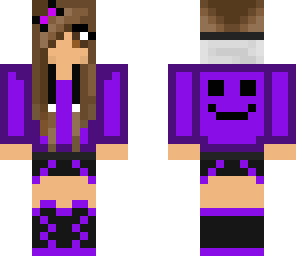 purple smiley hoodie