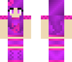pretty purple girl