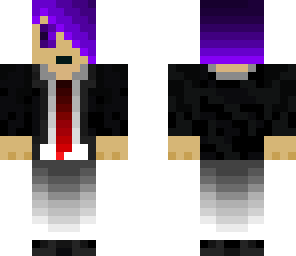 purple tux