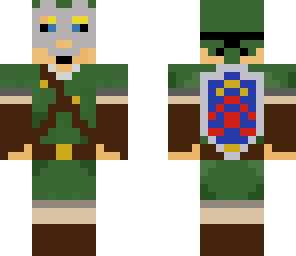 link with skull mask