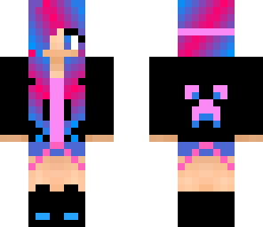 creeper hoodie girl