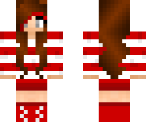 red girl with brown hair