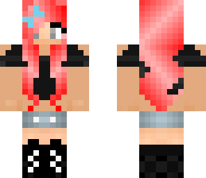 pink haired girl