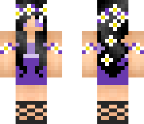 purple floral dress