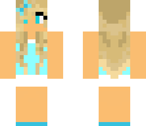 summer girl blue