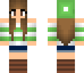 green hat girl
