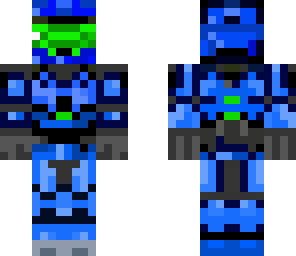 blue master chief green visor