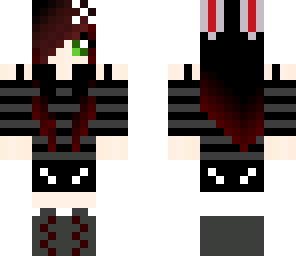 emo girl with bunny ears